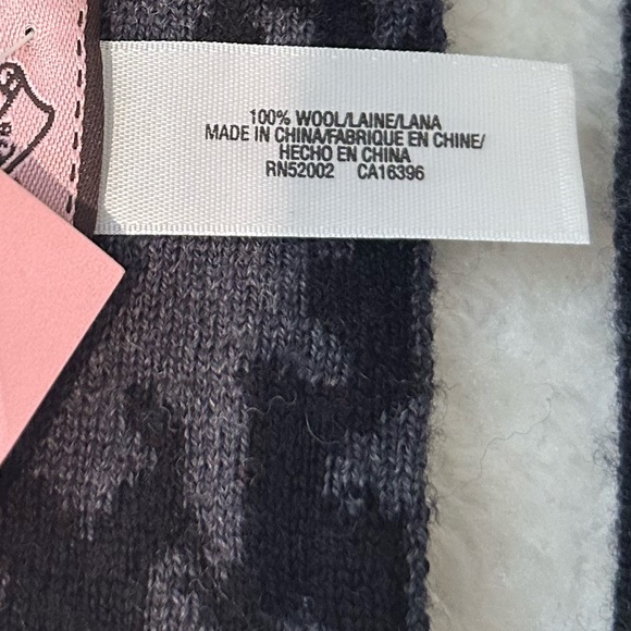 Juicy Couture Scotty Print Scarf - Y2K - Picture 5 of 11